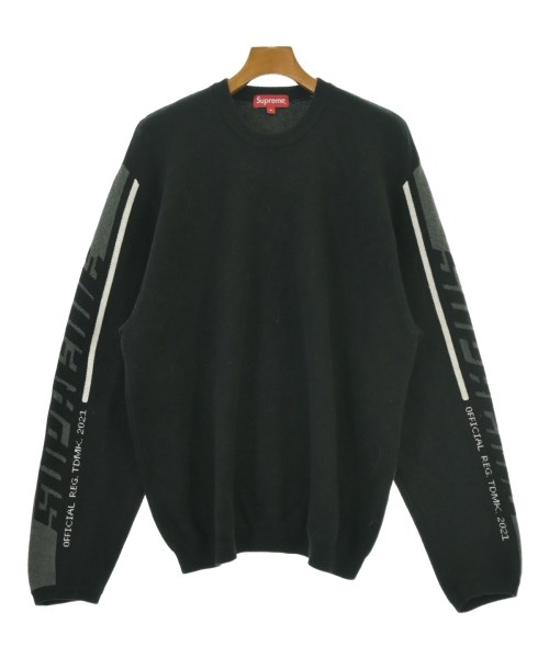 Supreme シュプリーム ニット・セーター メンズ XL 黒 【中古】【古着】