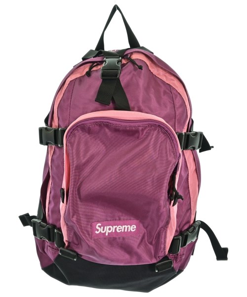 Supreme シュプリームバックパック・リュック メンズ - 紫xさくら色【中古】【古着】