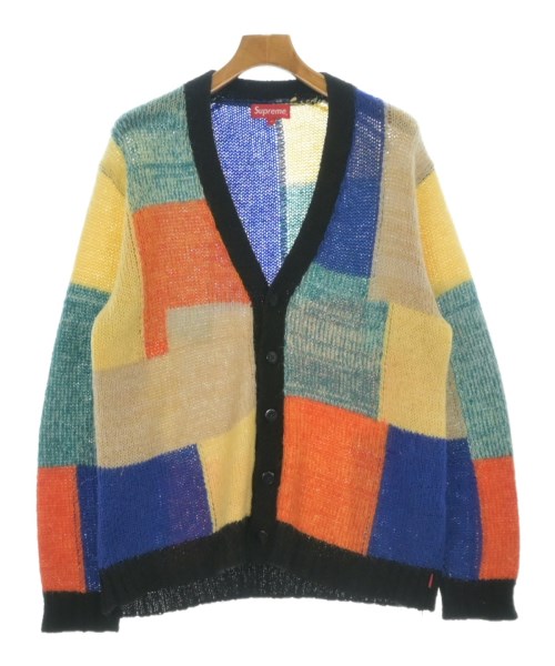 Supreme シュプリームカーディガン メンズ M ベージュxオレンジ色等【中古】【古着】