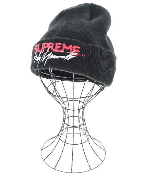 Supreme シュプリームニットキャップ・ビーニー メンズ - 黒【中古】【古着】