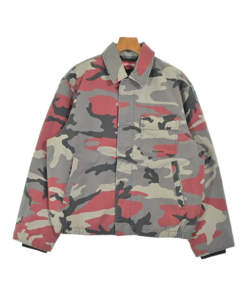 Supreme シュプリームブルゾン メンズ M 薄墨色x赤x黒等(擬装)【中古】【古着】
