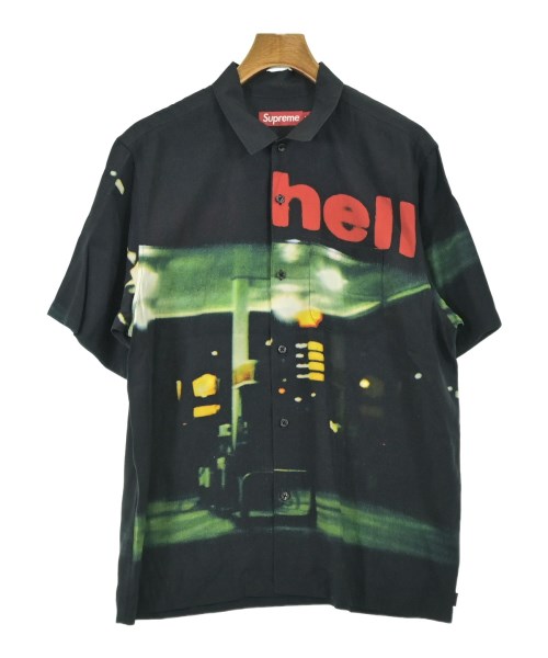 Supreme シュプリームカジュアルシャツ メンズ M 黒x緑x赤等(総柄)【中古】【古着】