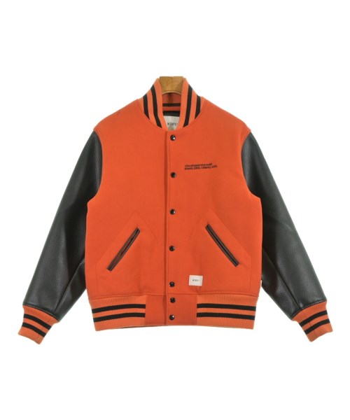 WTAPS ダブルタップススタジャン メンズ 01(S位) オレンジ色x黒【中古】【古着】 コート・ジャケット-メンズファッション