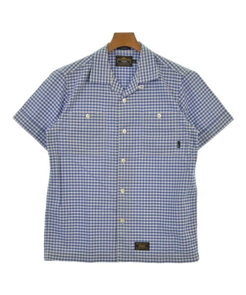WTAPS ダブルタップス カジュアルシャツ メンズ M 青x白(ギンガムチェック) 【中古】【古着】