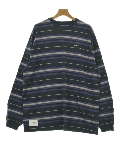 WTAPS ダブルタップスTシャツ・カットソー メンズ 04(XL位) 紺x紫xグレー(ボーダー)【中古】【古着】｜RAGTAG（ブランド古着のラグタグ）