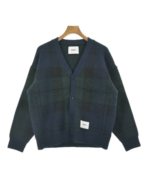 WTAPS ダブルタップスカーディガン メンズ 01(S位) 紺x緑x黒(照合のしるし)【中古】【古着】
