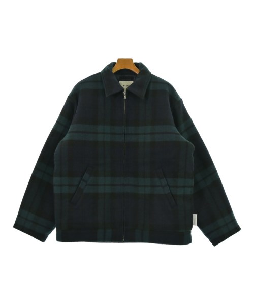 WTAPS ダブルタップス ブルゾン（その他） メンズ 04(XL位) 紺x緑(チェック) 【中古】【古着】