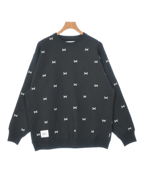 WTAPS ダブルタップススウェット メンズ 3(L位) 黒x白(総柄)【中古】【古着】