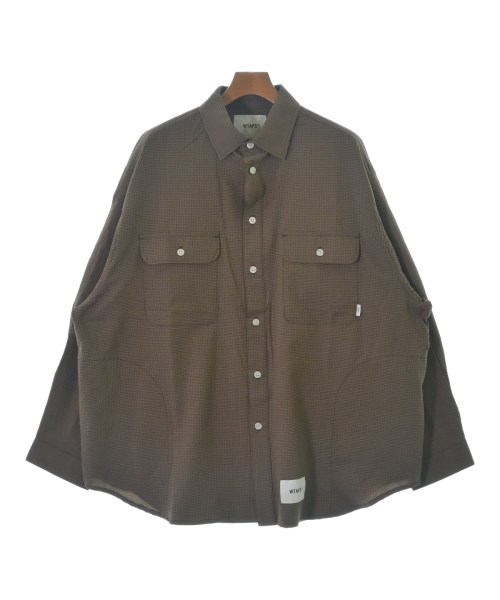 WTAPS ダブルタップスカジュアルシャツ メンズ 03(L位) 茶系(ギンガム照合のしるし)【中古】【古着】