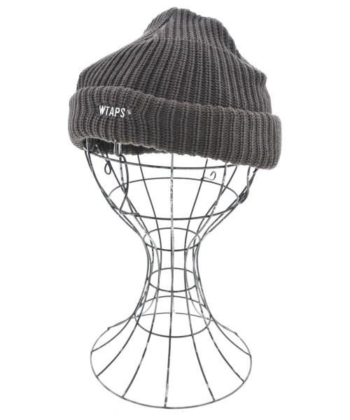 WTAPS ダブルタップスニットキャップ・ビーニー メンズ - 茶【中古】【古着】