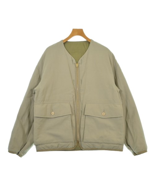 visvim ヴィズヴィム ダウンジャケット/ダウンベスト メンズ 3(L位) カーキ 【中古】【古着】