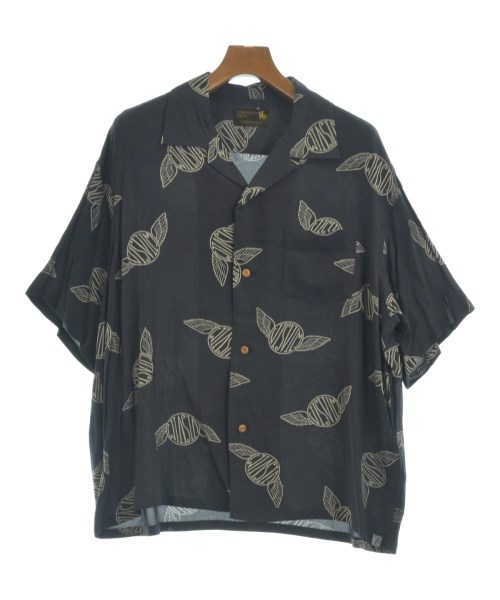 visvim ヴィズヴィム カジュアルシャツ メンズ 2(M位) 紺x白(総柄) 【中古】【古着】