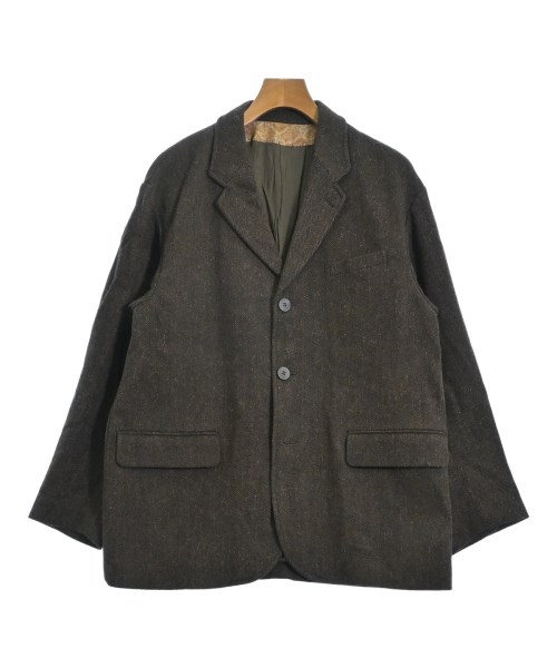 visvim ヴィズヴィム ジャケット メンズ 2(M位) 茶(ヘリンボーン) 【中古】【古着】