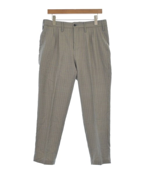 Deluxe デラックススラックス メンズ L グレーx茶xエンジ等(チェック)【中古】【古着】