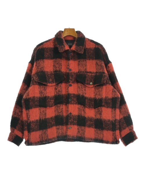 Deluxe デラックスブルゾン（その他） メンズ S オレンジx黒(チェック)【中古】【古着】