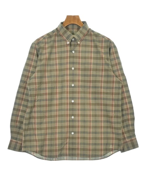 SOPHNET. ソフネット カジュアルシャツ メンズ S カーキx赤xベージュ(チェック) 【中古】【古着】