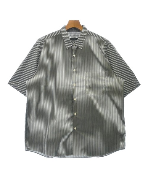 SOPHNET. ソフネット カジュアルシャツ メンズ L グレーx白(ストライプ) 【中古】【古着】