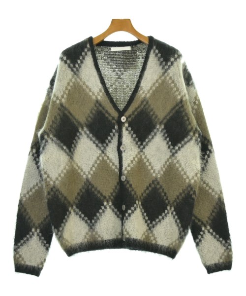 SOPHNET. ソフネットカーディガン メンズ 2(M位) 白xカーキx黒(総柄)【中古】【古着】