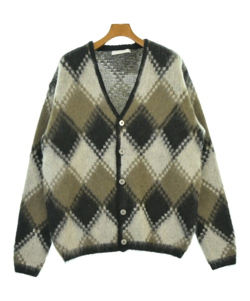 SOPHNET. ソフネットカーディガン メンズ 2(M位) 白xカーキx黒(総柄)【中古】【古着】