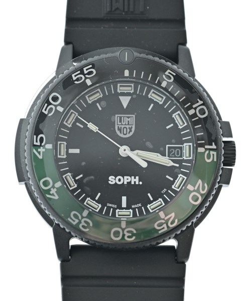 SOPHNET. ソフネット 腕時計 メンズ - 緑x黒 【中古】【古着】