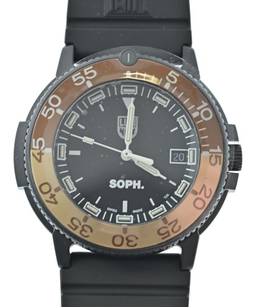 SOPHNET. ソフネット 腕時計 メンズ - ベージュx黒 【中古】【古着】