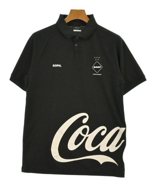 F.C.R.B エフシーアールビー ポロシャツ メンズ M 黒 【中古】【古着】