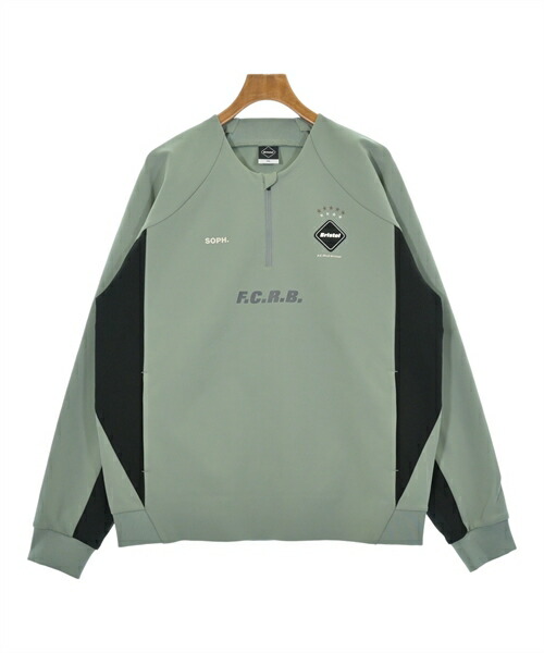 F.C.R.B エフシーアールビーTシャツ・カットソー メンズ XXL ライトグレー系(緑がかっています)【中古】【古着】