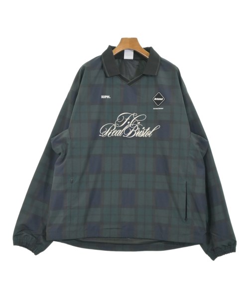 F.C.R.B エフシーアールビーブルゾン（余分の物） メンズ XL 緑x紺x薄墨色(読み合わせる)【中古】【古着】