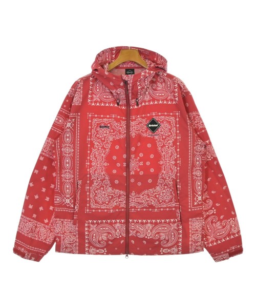 F.C.R.B エフシーアールビーマウンテンパーカー メンズ M 赤x白(総柄)【中古】【古着】