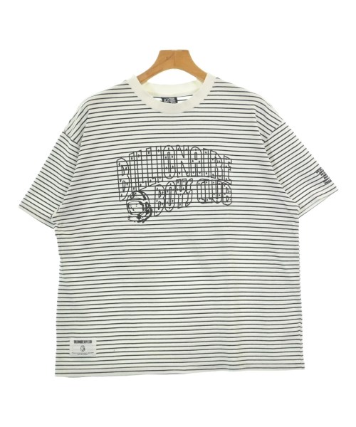 BILLIONAIRE BOYS CLUB ビリオネアボーイズクラブティーシャツ・カットソー メンズ L 白x黒(間借り人)【中古】【古着】 Tシャツ・カットソー-トップス