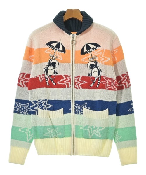 BILLIONAIRE BOYS CLUB ビリオネアボーイズクラブカーディガン メンズ S 白x黄x赤等(総柄)【中古】【古着】