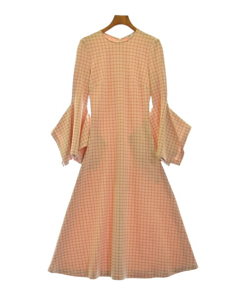 Rosetta Getty ロゼッタ　ゲッティワンピース レディース XS オレンジx白系(チェック)【中古】【古着】｜RAGTAG（ブランド古着のラグタグ）