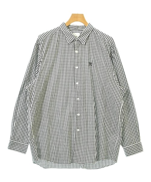 uniform experiment ユニフォームエクスペリメント カジュアルシャツ メンズ S 黒x白(チェック) 【中古】【古着】