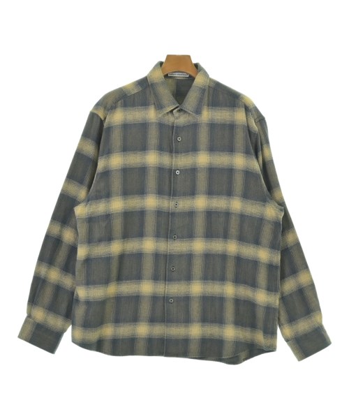 uniform experiment ユニフォームエクスペリメントカジュアルシャツ メンズ 4(XL位) 青xベージュ(チェック)【中古】【古着】|RAGTAG(ブランド古着のラグタグ)