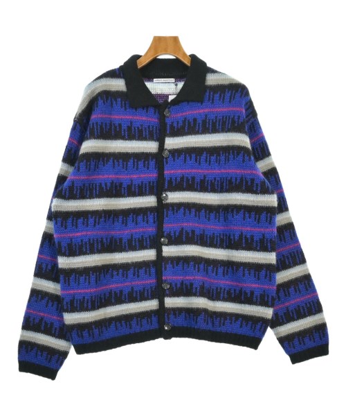 uniform experiment ユニフォームエクスペリメントカーディガン メンズ 3(L位) 青等(総柄)【中古】【古着】