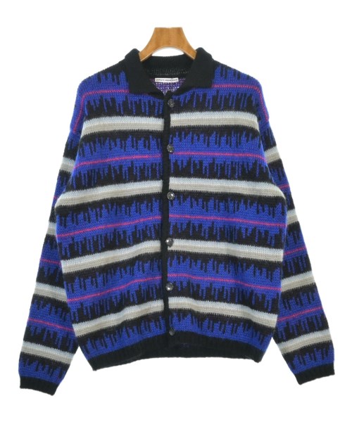 uniform experiment ユニフォームエクスペリメントカーディガン メンズ 1(S位) 青等(総柄)【中古】【古着】