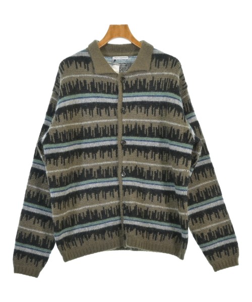 uniform experiment ユニフォームエクスペリメントカーディガン メンズ 2(M位) カーキ等(総柄)【中古】【古着】