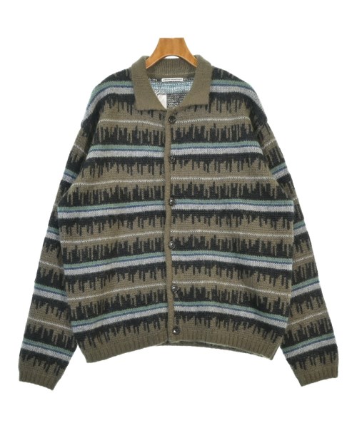 uniform experiment ユニフォームエクスペリメントカーディガン メンズ 3(L位) カーキ等(総柄)【中古】【古着】