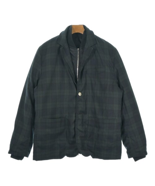 uniform experiment ユニフォームエクスペリメント ブルゾン（その他） メンズ 3(XXL位) 緑x紺(チェック) 【中古】【古着】