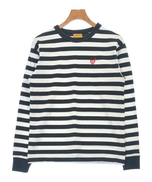 HUMAN MADE ヒューマンメイドTシャツ・カットソー メンズ S 黒x白(ボーダー)【中古】【古着】｜RAGTAG（ブランド古着のラグタグ）