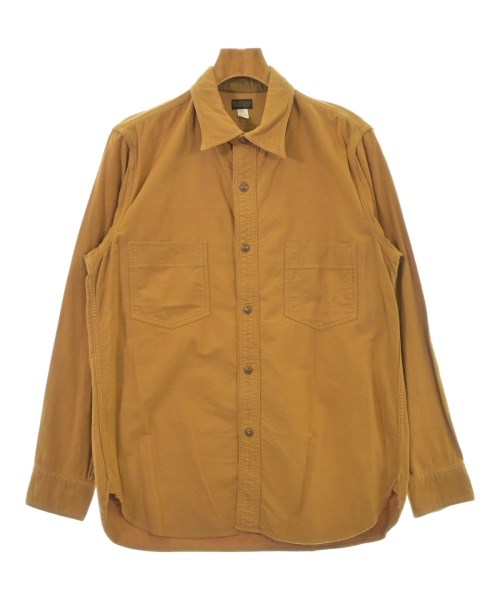 ATLAST & CO アットラスト カジュアルシャツ メンズ 15 1/2(M位) マスタード 【中古】【古着】