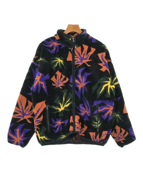HUF ハフブルゾン（余分の物） メンズ M 黒x紫xオレンジ色等(総柄)【中古】【古着】