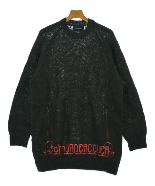 JohnUNDERCOVER ジョンアンダーカバーニット・セーター メンズ 2(M位) 黒x赤【中古】【古着】