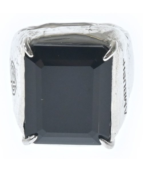 AMBUSH アンブッシュリング メンズ L(17号位) 黒xしろがね色【中古】【古着】