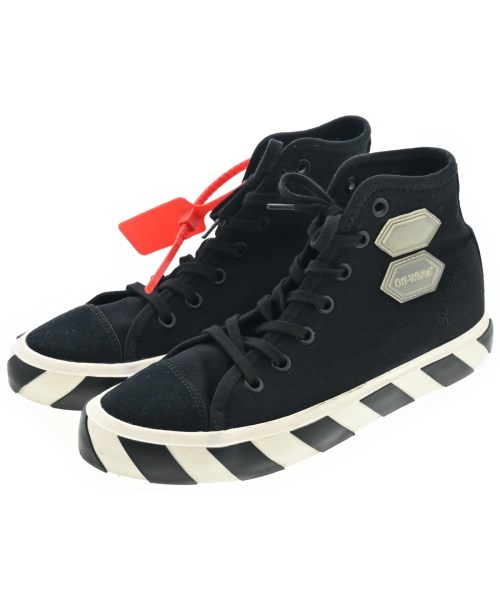 OFF-WHITE オフホワイトスニーカー メンズ EU40(25cm位) 黒【中古】【古着】
