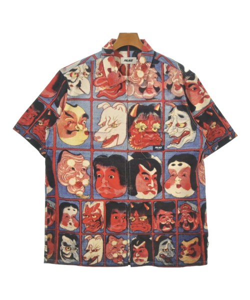 PALACE パレス カジュアルシャツ メンズ L 青x赤x白等(総柄) 【中古】【古着】