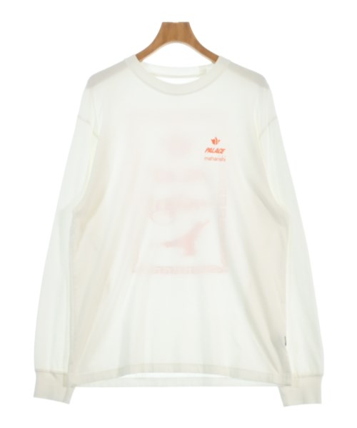 PALACE 九重の天プルオーバー・カットソー メンズ L 白【中古】【古着】