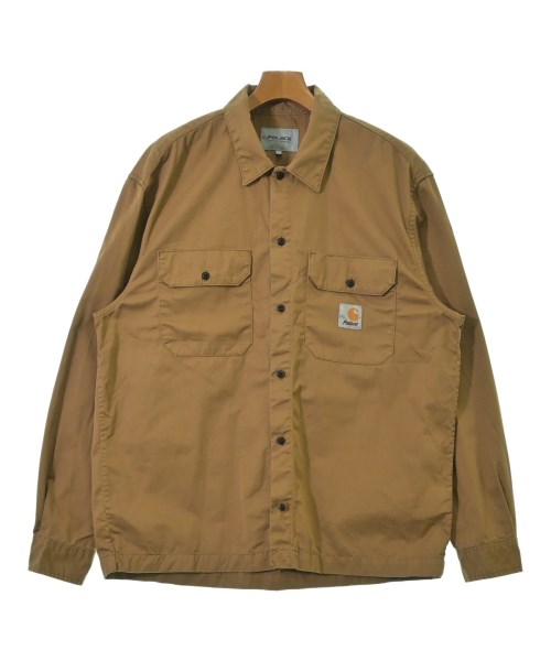PALACE パレスカジュアルシャツ メンズ L 茶【中古】【古着】｜RAGTAG（ブランド古着のラグタグ）