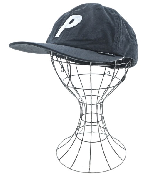 PALACE パレス キャップ メンズ - 黒x白 【中古】【古着】