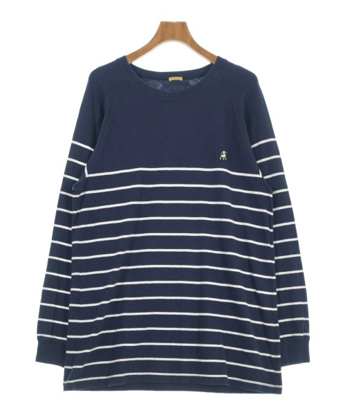 the Shepherd ザシェパードティーシャツ・カットソー メンズ 3(L位) 紺x白(間借り人)【中古】【古着】